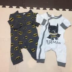 バットマン ロンパース 二枚セットのサムネイル