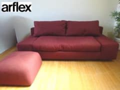 大特価！arflex/アルフレックス　ガーレ210　3Pソファ+スツール 大特価！arflex/アルフレックス ガーレ210 3Pソファ+スツール - メルカリ