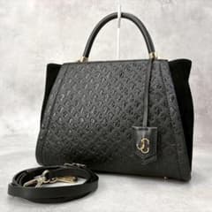 超美品 JIMMY CHOO ジミーチュウ ヴァレンヌ モノグラム 2way - メルカリ
