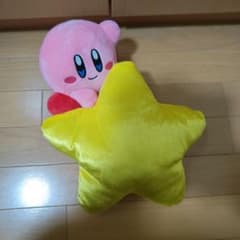 커비 봉제 인형 별 모양 쿠션