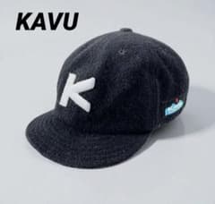 KAVU 黒 K刺繍 ベースボールキャップのサムネイル