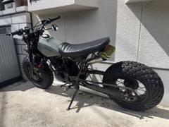 tw200 tw225 ヘブンズ製タックロールシート　カスタム　テールランプ付き tw200 tw225 ヘブンズ製タックロールシート カスタム