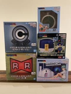 ドラゴンボール ルームライト 貯金箱 スピーカー センサーボックス 5点