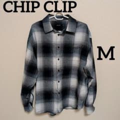 CHIP CLIP オンブレチェックシャツ 長袖