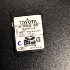 トヨタ純正 NSCP-W62 地図データ SDカード 2012年 動作確認済みのサムネイル