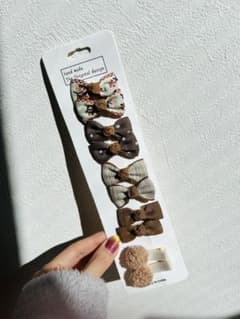 5種類10個セット キッズベビー女の子 ヘアクリップ 可愛いパッチン止めのサムネイル