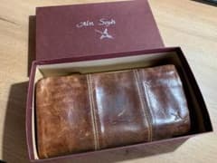 Ain Soph アインソフ 本革 レザー 長財布 ブラウンのサムネイル