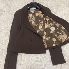 美品✨クリスチャンディオール ガリアーノ期 ツイードジャケット 花柄