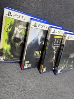 PS5 ソフト4本セット売り。のサムネイル