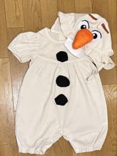 大幅値下げ　オラフ　オラフ風　コスプレ　ロンパース　アナ雪　カバーオール　春夏のサムネイル