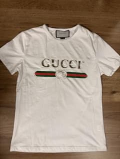 GUCCI ロゴプリント Tシャツ ホワイト 9月末まで18000→17500のサムネイル