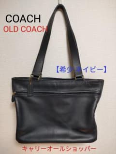 COACH コーチ オールドコーチ トートバッグ USA ネイビー【希少 