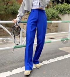 WHO'S WHO galleryフレアープレススラックスのサムネイル