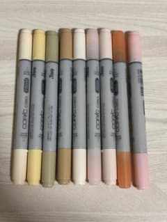 コピック 9本セット マーカー 色見本付きのサムネイル