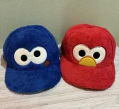 クッキーモンスター＆エルモ 帽子のサムネイル