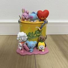 이치 반 쿠지 BT21 ART 5th Anniversary 오에 카키 펜 스탠드