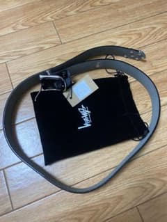 た*ご様 Stussy ブラック レザー ベルトのサムネイル