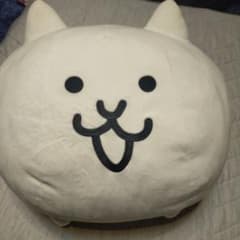 냥코 대전쟁 봉제인형 화이트 빅 사이즈
