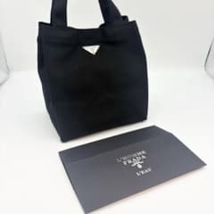 ♡新品未使用♡ プラダ PRADA ノベルティ ミニトートバッグ ブラック