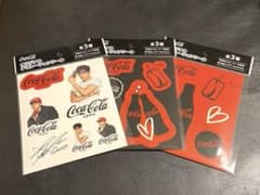 コカコーラ BTS V テテ オリジナルデコレーションシール　ステッカー　非売品のサムネイル