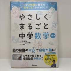 やさしくまるごと中学数学 改訂版 DVD付きのサムネイル