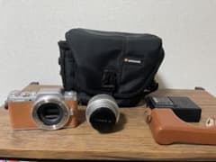 LUMIX gf7 ミラーレスカメラ　一眼レフ　カメラ　ブラウンのサムネイル