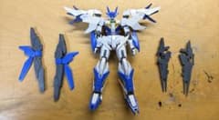 未組立　ダブルオースカイメビウス&X魔王セット HGBD:R ダブルオースカイメビウス 組み立て済み - メルカリ