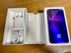 【超美品】 HUAWEI nova 5T パープル SIMフリーのサムネイル