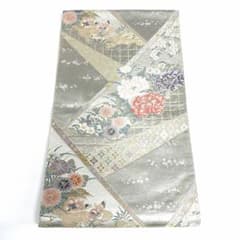 P3875 ○高級 正絹 唐織 六通 袋帯 - メルカリ