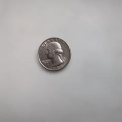 アメリカ 25セント硬貨 1990年 クォーターダラーミントD - メルカリ