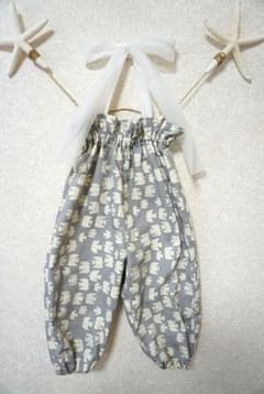 handmade　サロペット×2　ヘアバンドのセットのサムネイル