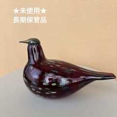 未使用】イッタラ iittala バード ルビーバードヌータヤルヴィ レッド