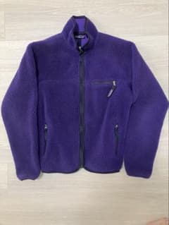 90s patagonia ベビーレトロカーディガン エッグプラントのサムネイル