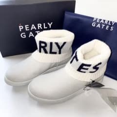 PEARLYGATES 053-1292102 ホワイト ゴルフシューズ 箱あり PEARLYGATES 053-1292102 ホワイト ゴルフシューズ 箱あり - メルカリ