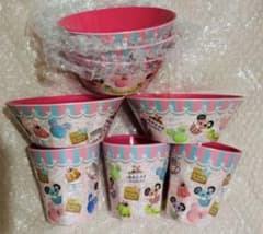 ディズニーランド ミニー お菓子柄 ボウル&コップセット - メルカリ