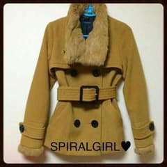 SPIRALGIRL♥︎ラビットファーショートコートのサムネイル