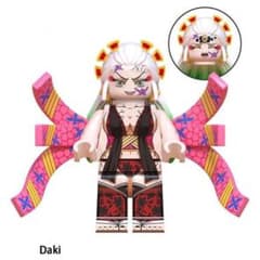 레고 호환 귀멸의 칼날 캐릭터- Daki 타타히메 미니 피그 1체