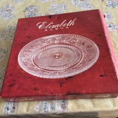 50年前　ソ連製　CRYSTAL 大型グラス皿　箱付き　未使用品 HASEGAWA GLASS クリアガラス大皿 80029-1 - メルカリ