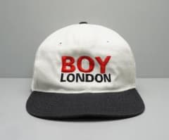 90's BOY LONDON キャップ ビンテージ ツートン USA製 90's BOY LONDON キャップ ビンテージ ツートン USA製 - メルカリ
