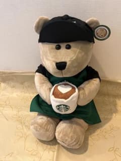 スタバ マレーシア 25周年限定 抱っこサイズ ベアリスタ ぬいぐるみ