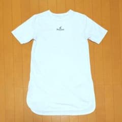 Charm Girl 半袖 ロングTシャツ ホワイト チェリー刺繍のサムネイル