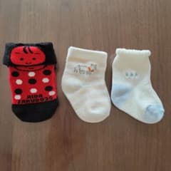 KIDA SARUBOBO てんとう虫 ベビー靴下セットのサムネイル
