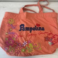 Pampolina 刺繍トートバッグ オレンジのサムネイル
