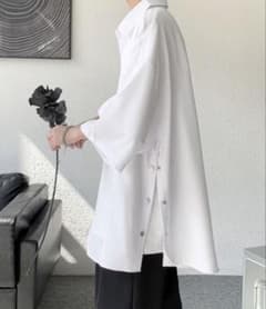 サイドボタン ハーフスリーブ シャツのサムネイル