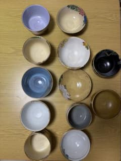 抹茶椀　桑野むつこ　御所の花 十二ヶ月 12碗セットのサムネイル