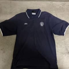 UMBRO マンチェスターユナイテッド ポロシャツ ネイビー - メルカリ
