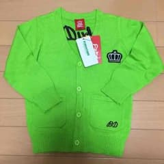 【新品タグ付】ベビド☆90㎝ワッペン付カーディガンのサムネイル