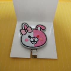 モノミ　刺繍前髪クリップ　DAISOのサムネイル