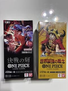ONE PIECEカードゲーム 決戦の刻 世界最強の戦士 BOX2種セットのサムネイル