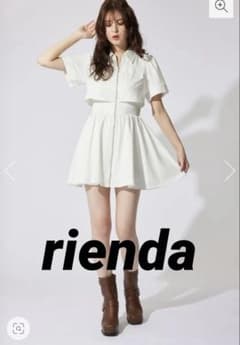 rienda【岡崎紗絵さん着用アイテム】バストフレアミニワンピースのサムネイル